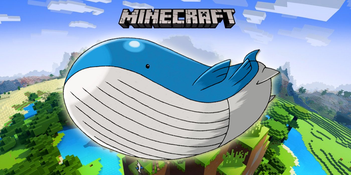 Wailord & Friends de Pokémon cobran vida en una construcción detallada de Minecraft