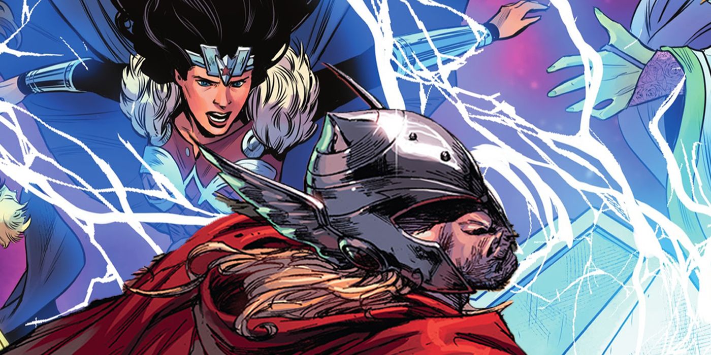 Wonder Woman acaba de vencer a Thor con su propio martillo |