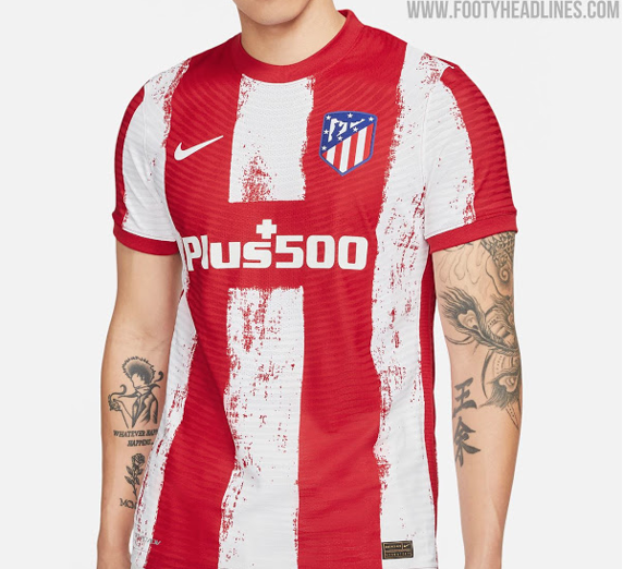 La nueva primera equipación del Atlético de Madrid de la temporada 21/22.