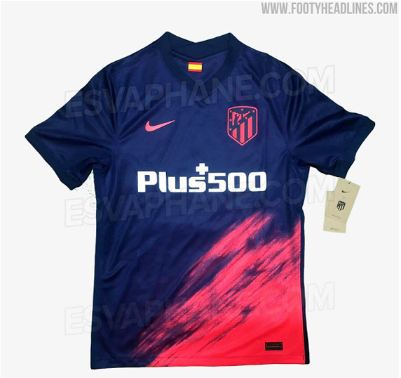 Los detalles de la segunda camiseta del Atlético de Madrid para la temporada 21/22.