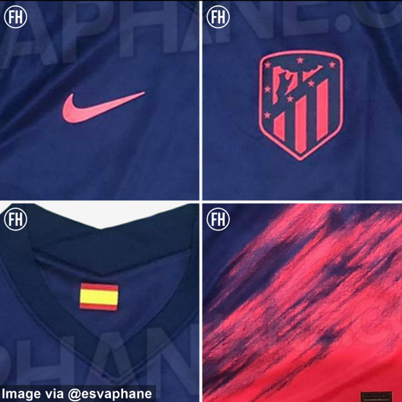 Los detalles de la segunda camiseta del Atlético de Madrid para la temporada 21/22.