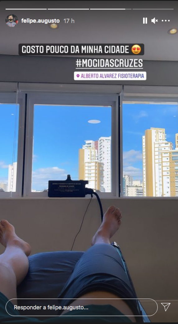 Felipe Augusto Monteiro ya ha comenzado con su recuperación.