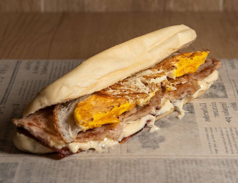 Un entrepà del Barbut.