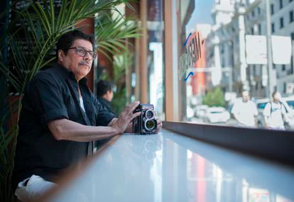 El fotógrafo Luis Baylon, el miércoles en Madrid.