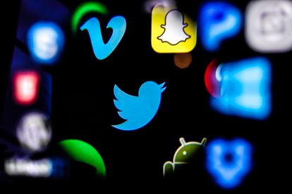 Logos de redes sociales.