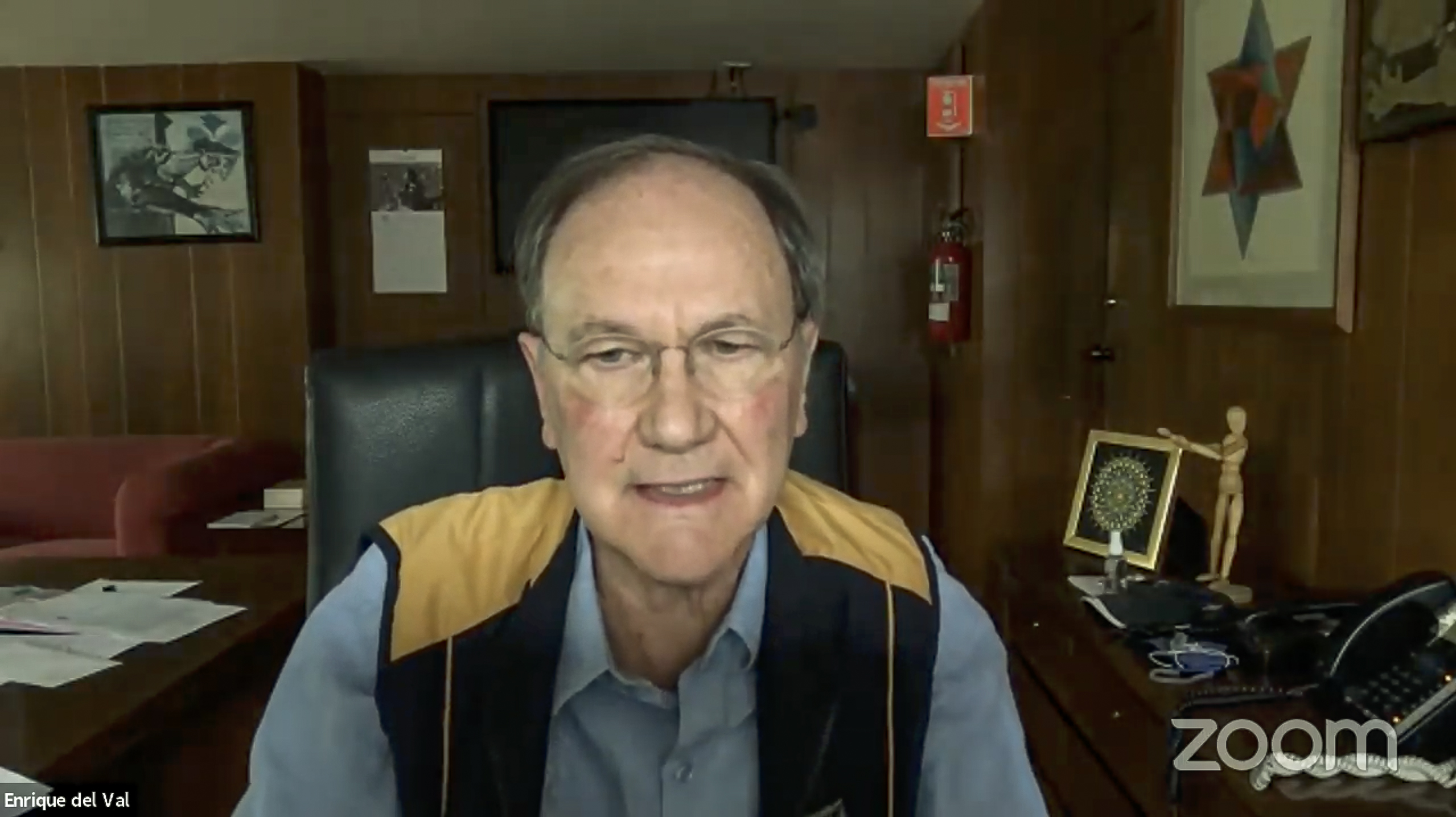 Enrique del Val. (Foto:DGCS UNAM)