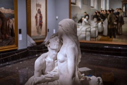 La escultura adquiere un gran protagonismo en la nueva organización de estas salas del museo.