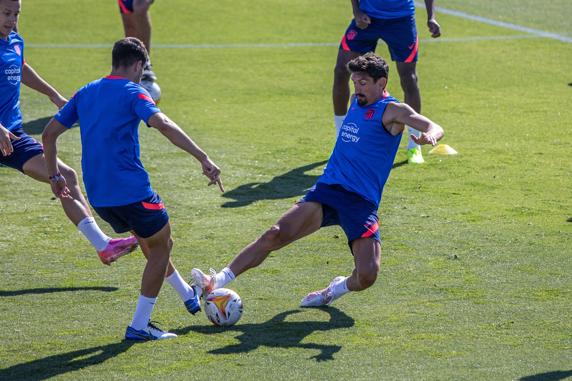 El defensa montenegrino del Atlético de Madrid Stefan Savic.