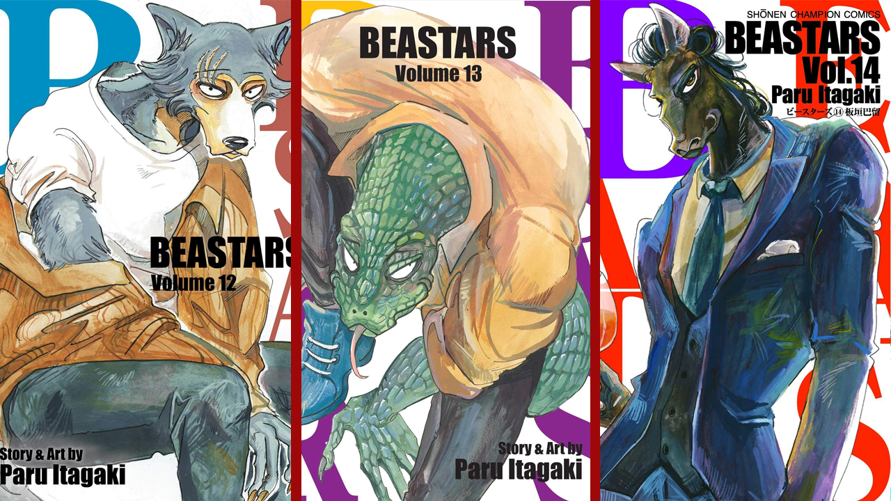 beastars manga volúmenes 12 13 14 netflix