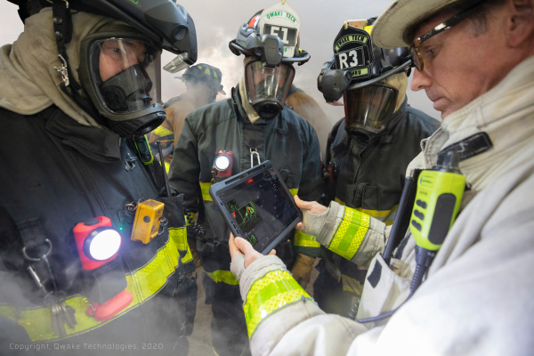 Puede ver incendios, pero ahora Qwake quiere que los bomberos vean a través de ellos