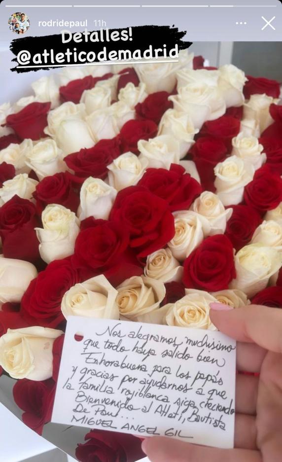 La publicación de Rodrigo De Paul en su cuenta de Instagram