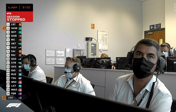 Michael Masi, en Race Control de la FIA