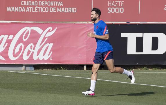 Entrenamiento del At.Madrid en la ciudad deportiva del Cerro del Espino