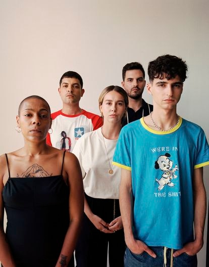 De izquierda a derecha, Mapi Boix, Alfredo Santamaría, Paula Usero, Curro Peña y Alfredo Vivas.