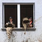 Enrique Müller (Berlin): Dos personas sacan lodo de una casa en la ciudad de Dernau. Las lluvias torrenciales que azotaron la semana pasada el oeste de Alemania, desencadenando graves inundaciones, enormes daños materiales y causando más de 170 muertos, han sido clasificadas por expertos como un "suceso único en este siglo", ya que han superaron con creces los registros anteriores. El Servicio Meteorológico Alemán (DWD) publicó el jueves su clasificación climatológica, según la cual un número inusualmente alto de estaciones de medición aportaron datos extremos de la región de Renania-Palatinado y Renania del Norte-Westfalia.