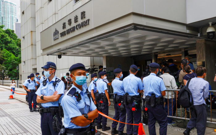 Joven activista, el primer condenado por ley de seguridad nacional de Hong Kong