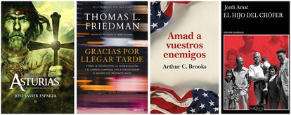 Libros recomendados por Antonio Garamendi, Juan Manuel Serrano, Carles Navarro y José Luis Bonet.