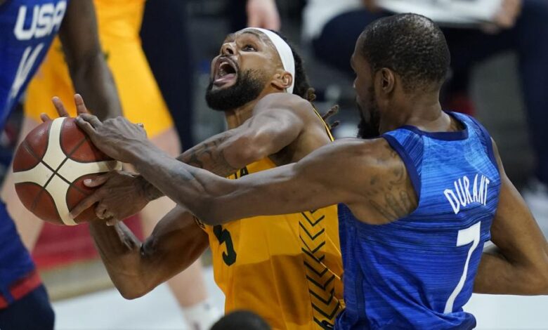 Australia ha superado a Estados Unidos en un partido de preparación para los Juegos de Tokio