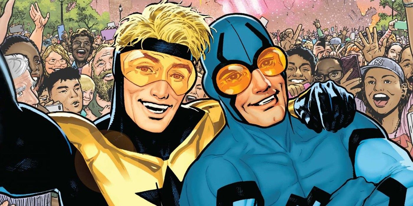 Booster Gold está de vuelta y sus propios fanáticos lo asan