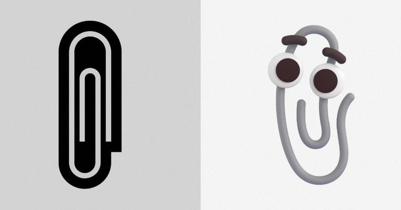 clippy emoji volver microsoft