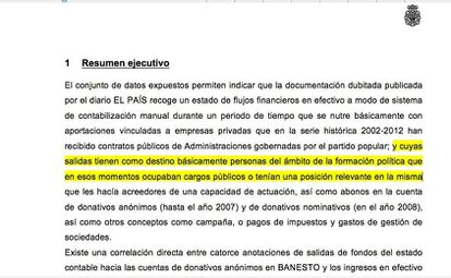 Cambios para evitar identificar a los beneficiarios de la caja B.