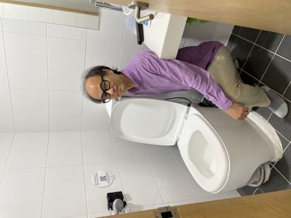 Cho Jae-weon, catedrático de ingeniería urbana y medioambiental en el Ulsan National Institute of Science and Technology (UNIST)  y creador del "BeeVi”.