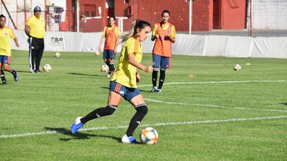 Daniela Montoya, de 28 años, fue la primera colombiana en anotar un gol en un Mundial, precisamente en Canadá 2015.