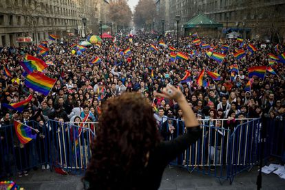 Celebraciones del orgullo gay en Santiago de Chile en 2019.