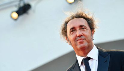 El director Paolo Sorrentino, en la presentación de 'El joven papa' en Venecia, en 2019.