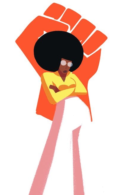 Viñeta del cómic 'Angela Davis', de Mariapaola Pesce y Mel Zohar (2021).