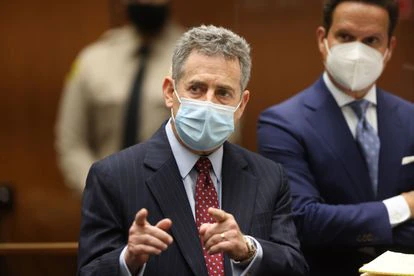 Mark Werksman, el abogado de Harvey Weinstein, habla ante el juez este miércoles en Los Ángeles.