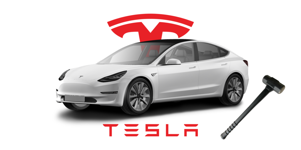 La pantalla de un Tesla se destruyó mientras conducía: esto es lo que sucedió