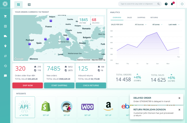 La startup de envío SaaS de marca blanca, Outvio, cierra una ronda de $ 3M liderada por Change Ventures