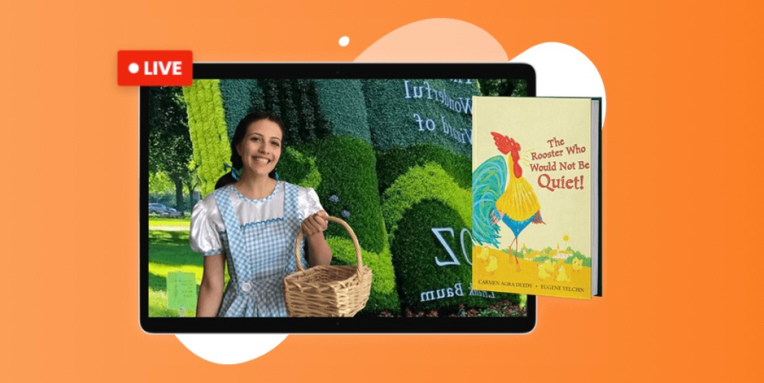 Litnerd transmite actores en vivo al aula para ayudar a los niños a conectarse mejor con la lectura