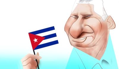 Miguel Díaz-Canel, por Luis Grañena.