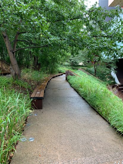 Vista del jardín ideado por Clément para el Museo Quai de Brainly en París.