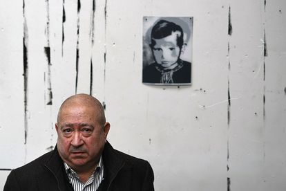 Christian Boltanski, en su taller en noviembre de 2009.