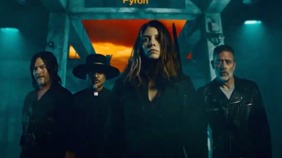 The Walking Dead Maggie y Negan Temporada 11