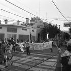 “En nombre de algún progreso que mis ojos nunca vieron, andan sangrando tus bosques, sordos al clamor del pueblo”, escribe en un pasaje de su libro ¨Con alas y raíces¨, Teresita Nieto, en el extremo derecho de la fotografía, quien a pesar de su débil estado y los peligros de la pandemia planea resistir hasta el último aliento, haciéndose presente en la caminata 585.