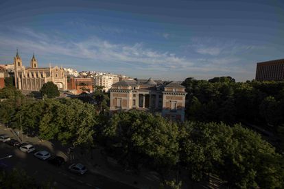 Vistas del Paisaje de la Luz, que engloba el Paseo del Pardo y el Retiro, y que entra en la lista de Patrimonio Mundial de la Unesco.