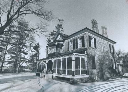 Casa en Ontario (Canadá) en la que se inspiró Mazo de la Roche para su novela 'Jalna'.