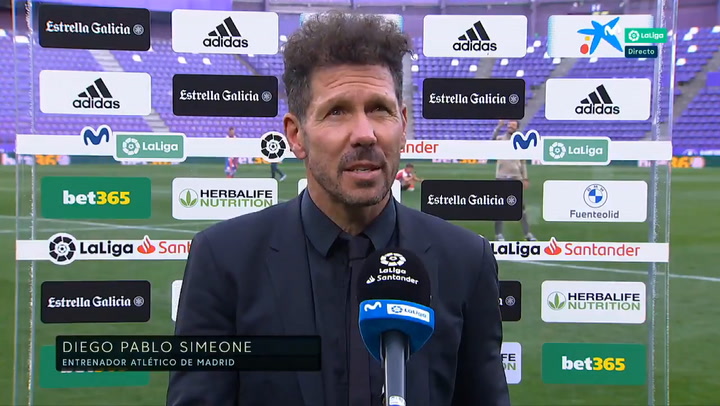 Simeone, feliz tras salir campeón
