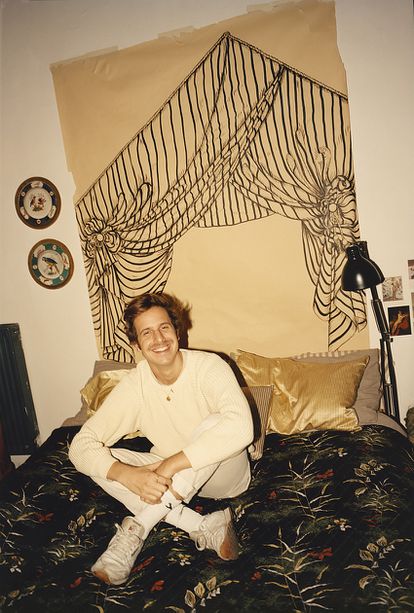 Ignasi Monreal fotografiado para ICON Design en su estudio romano en 2019. 
