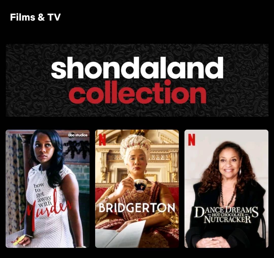 colección shondaland en netflix