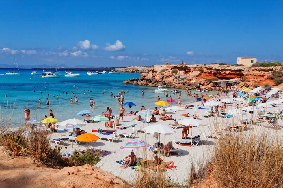 Cala Saona, en la isla de Formentera.