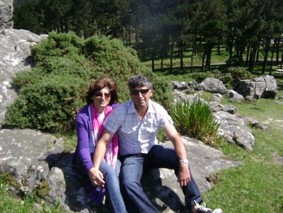 Elisa Abruñedo y su esposo, Manuel Fernández, en 2010.