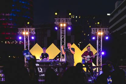 Dollar Selmouni actuando el seis de junio pasado en Barcelona. / CARLOS PEGGO