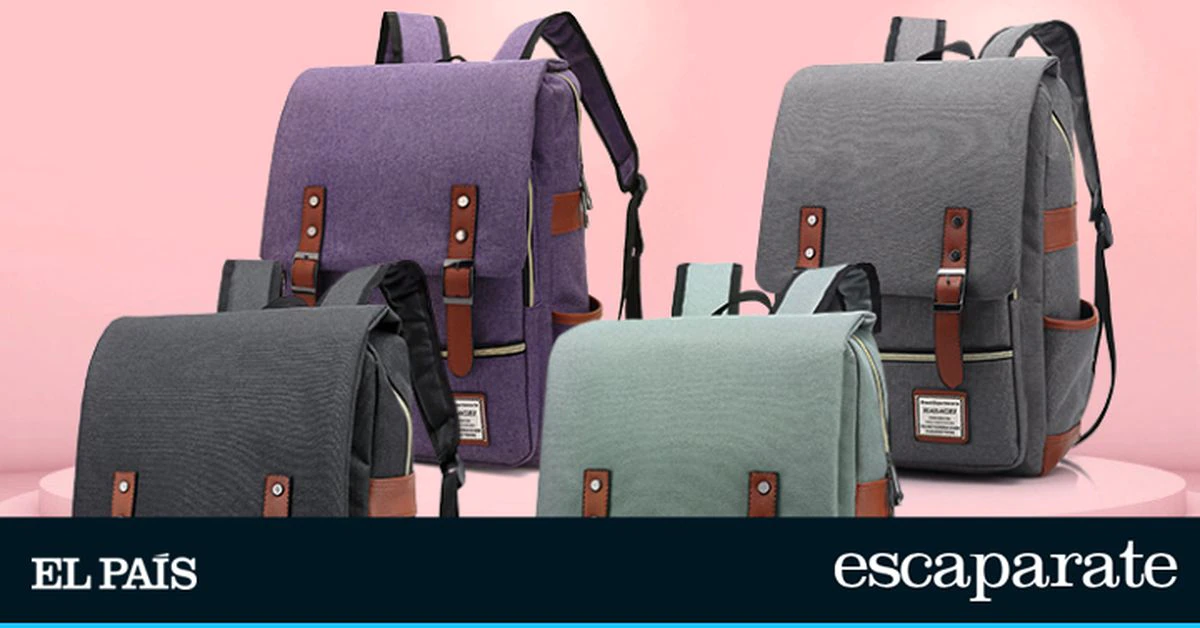 ¿Vuelta al cole o la oficina? La mochila de lona más estilosa en la que cabe todo (también el portátil), ahora por menos de 25 euros