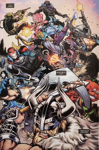 Página de 'Batman/Fortnite. Punto Cero', editado por ECC Ediciones