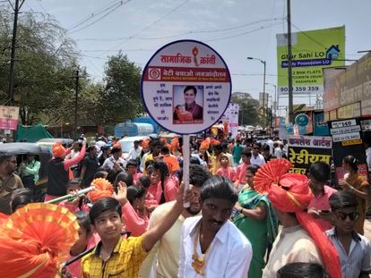 Una manifestación a favor del movimiento del doctor Rakh.